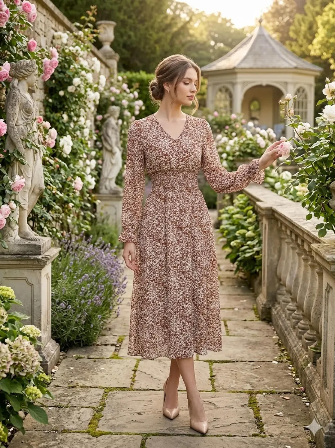 Hermoso vestido floral