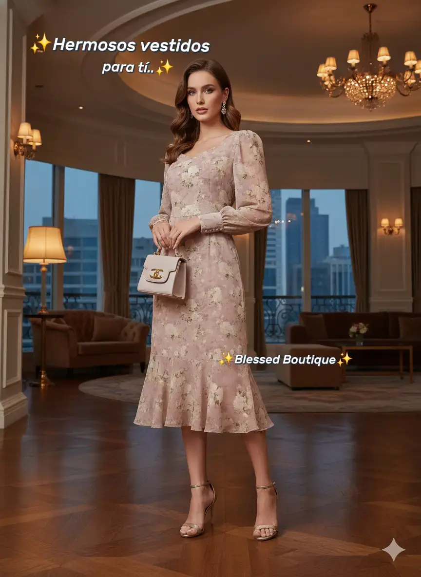 Hermoso vestido floral