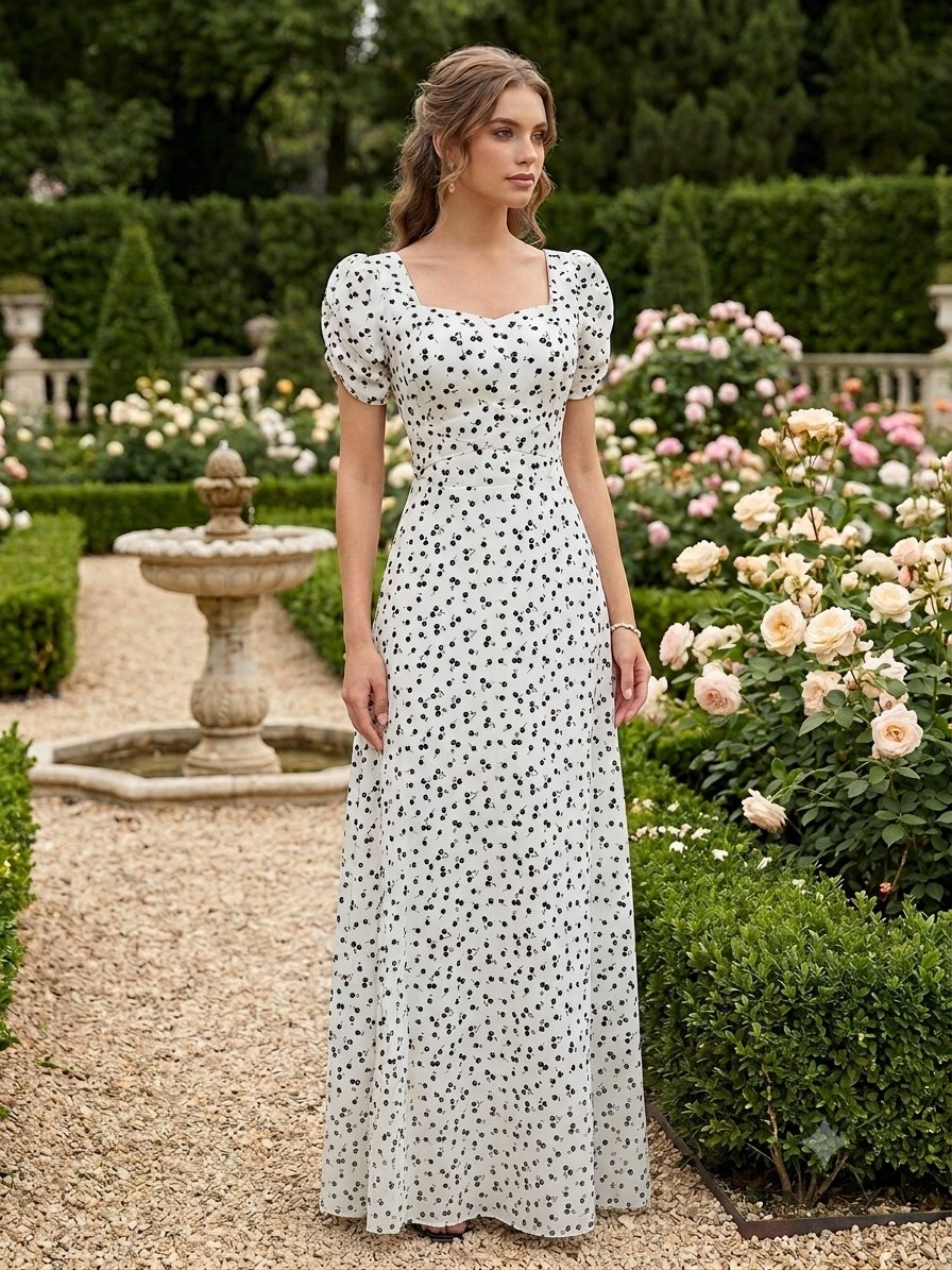 Hermoso vestido floral